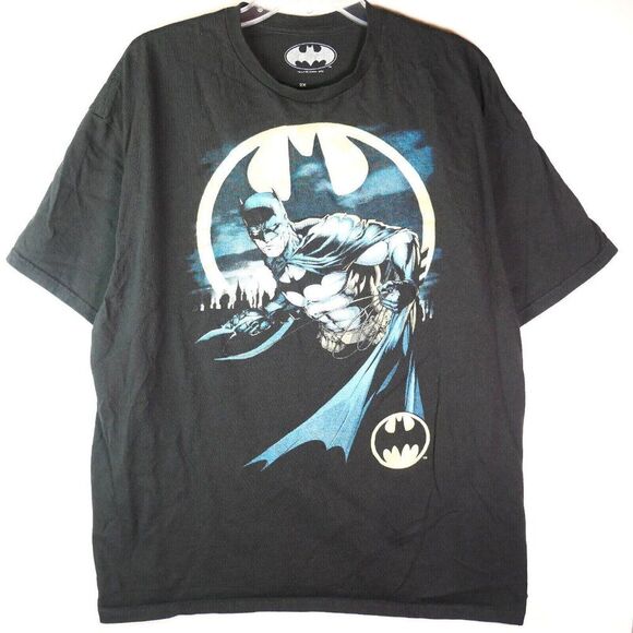 Batman Heed The Call Adult Size 2X Black T-Shirt Front Print Licensed DC - Picture 1 of 10